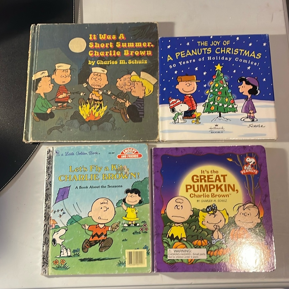 Charlie Brown vintage book collection